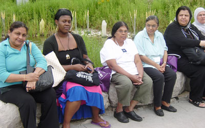 seniors sitting in a group
